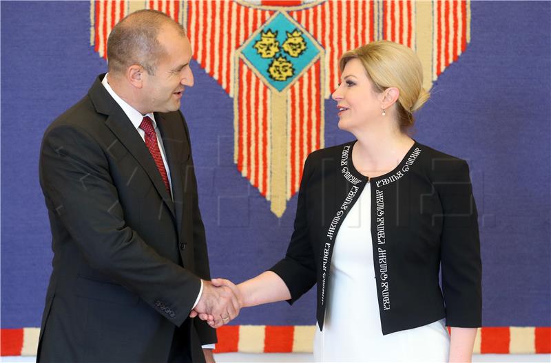 Grabar-Kitarović i Radev za novu, stratešku dimenziju odnosa Hrvatske i Bugarske