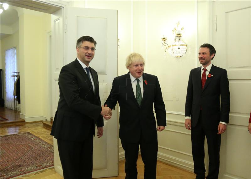 Plenkovic congratulates Johnson on becoming UK prime minister