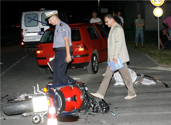 Motociklist poginuo u sudaru s automobilom kod Šibenika