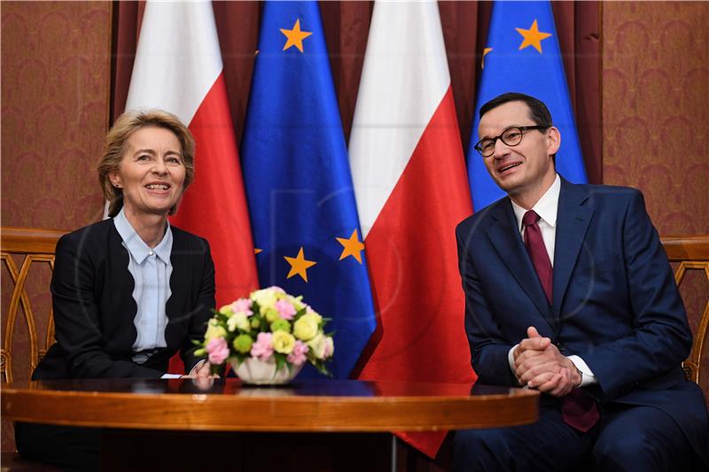 Poljska se nada "Europi kompromisa", istaknuo premijer te države tijekom posjete von der Leyen