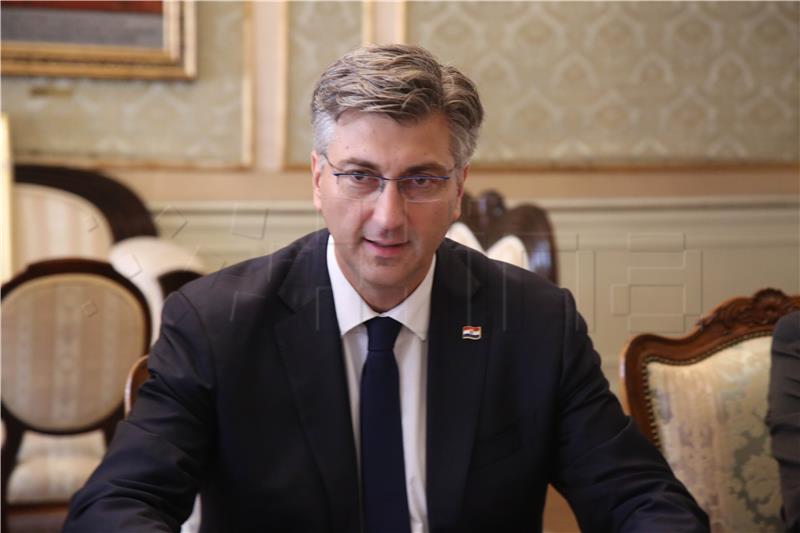 Premijer Plenković primio izaslanstvo Viteškog alkarskog društva Sinj