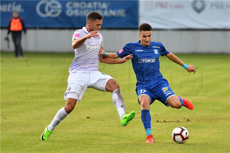 Utakmica Prve HNL Varaždin - Hajduk