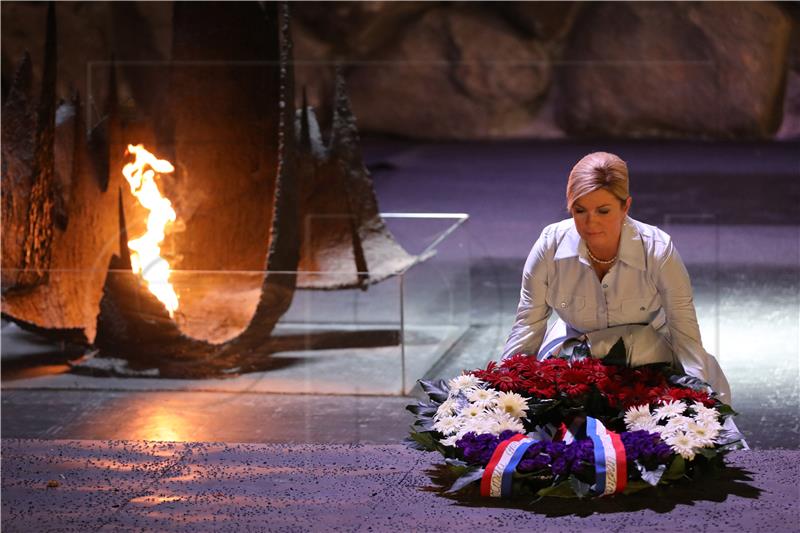 Holocaust must not be forgotten, Croatian president says