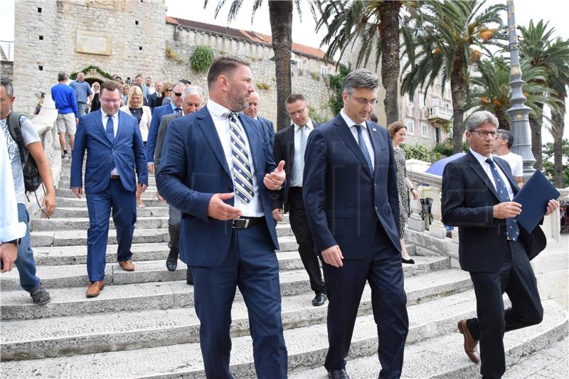 Premijer Plenković na proslavi Dana grada Korčule