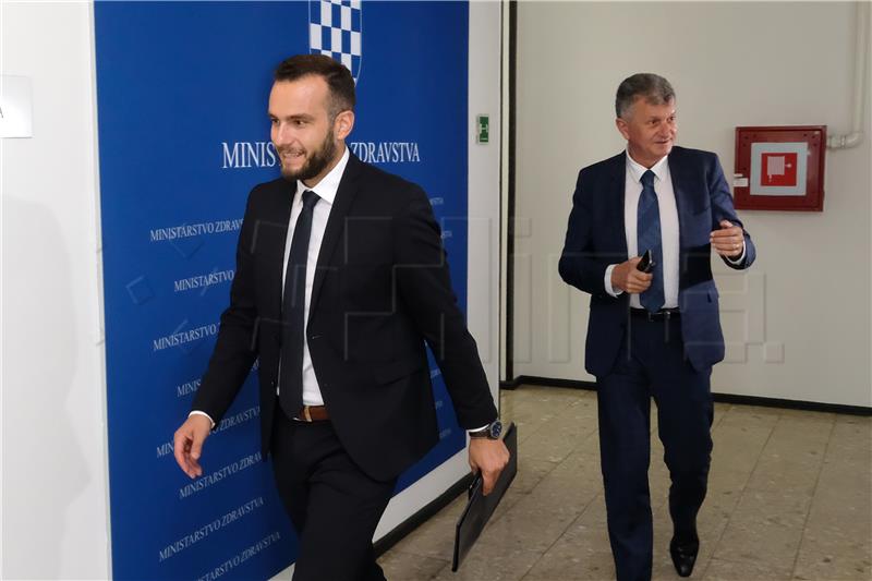 Konferencija za novinare Samostalnog sindikata zdravstva i socijalne skrbi Hrvatske