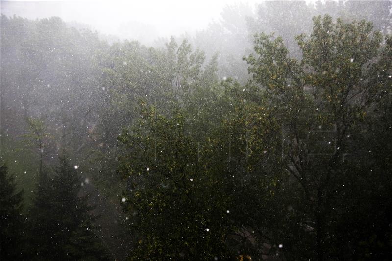 Olujno nevrijeme u Zagrebu