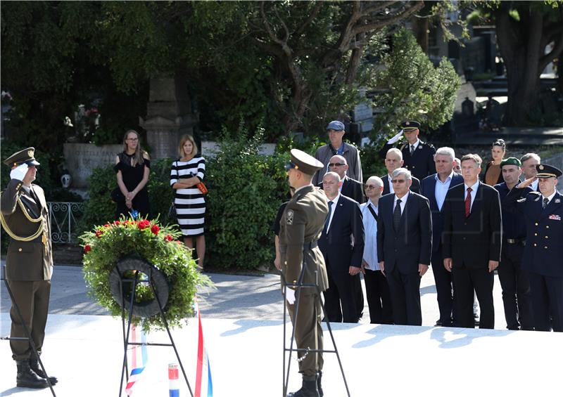 Svečano polaganje vijenaca u povodu Dana pobjede i Domovinske zahvalnosti, Dana hrvatskih branitelja i 24. obljetnice VRO "Oluja“