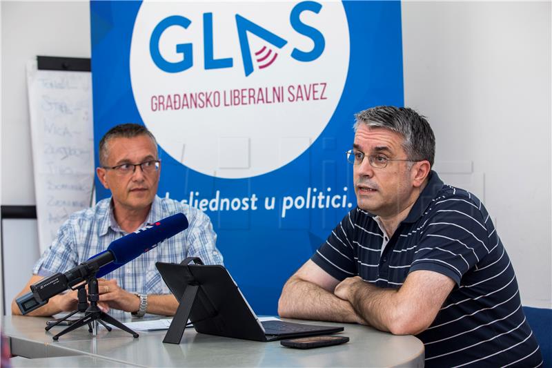 Tiskovna konferencija splitske podružnice GLAS-a