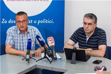 Tiskovna konferencija splitske podružnice GLAS-a