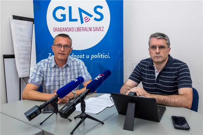 Tiskovna konferencija splitske podružnice GLAS-a