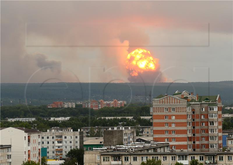 RUSSIA MILITARY DEPOT EXPLOSION