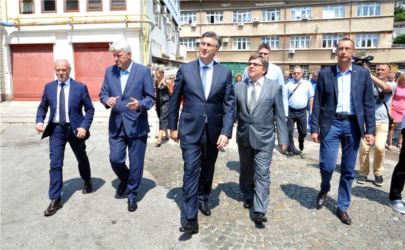 Premijer Plenković posjetio Brodogradilište 3. maj