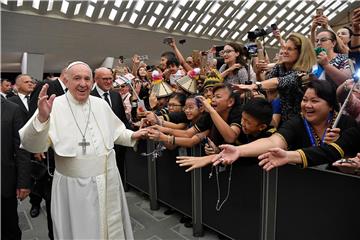 VATICAN POPE FRANCIS GENERAL AUDIENCE