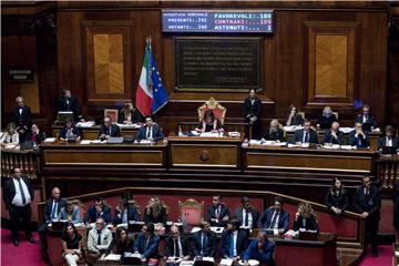 ITALY GOVERNMENT SENATE TAV VOTE