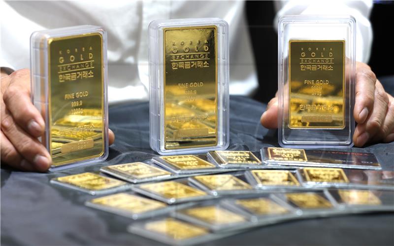 (FILE) SOUTH KOREA USA GOLD PRICE