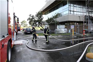 Požar u zagrebačkoj Kockici