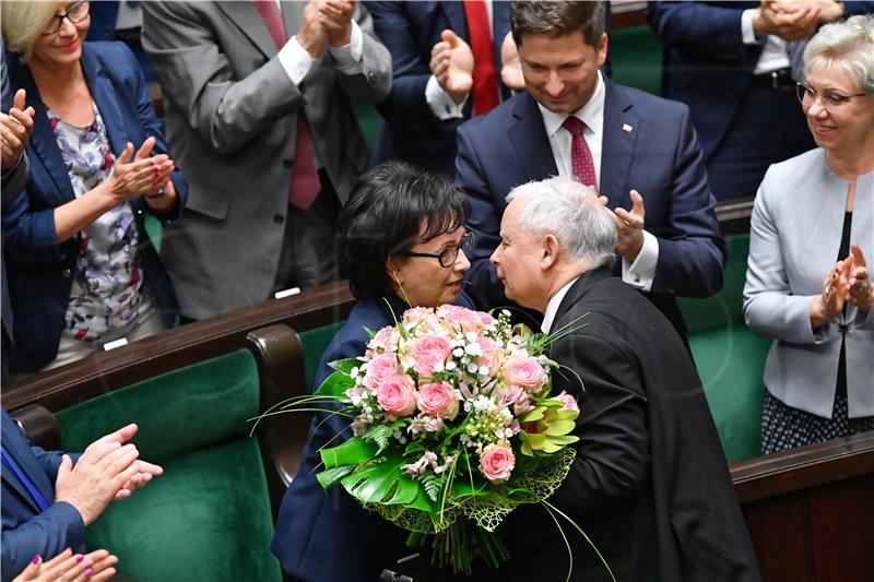 POLAND NEW PARLIAMENT SPEAKER