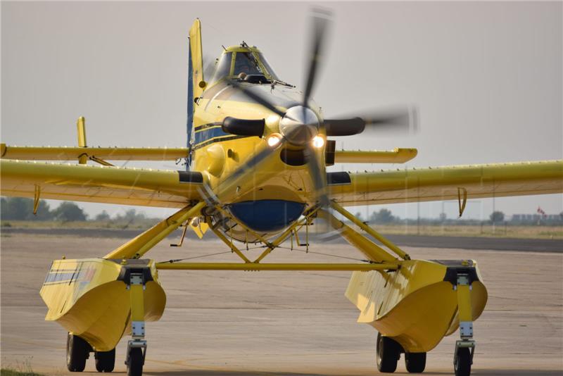 Airtractor HRZ-a natapa požarište kod Skradina