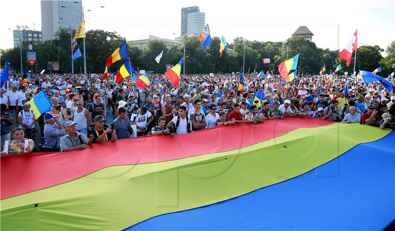 ROMANIA ANTI GOVERNMENT PROTEST