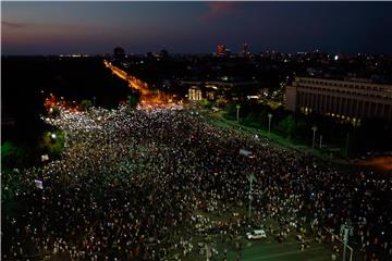 ROMANIA ANTI GOVERNMENT PROTEST