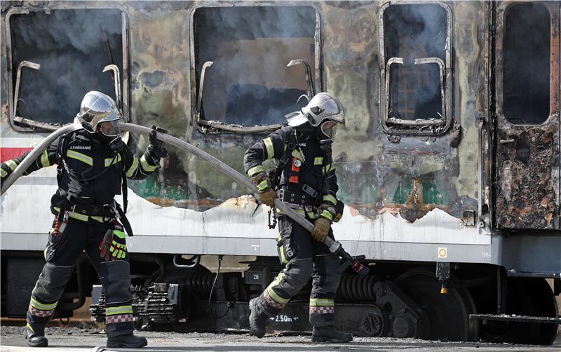 Zapalio se vagon na Glavnom kolodvoru u Zagrebu