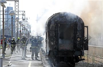 Zapalio se vagon na Glavnom kolodvoru u Zagrebu