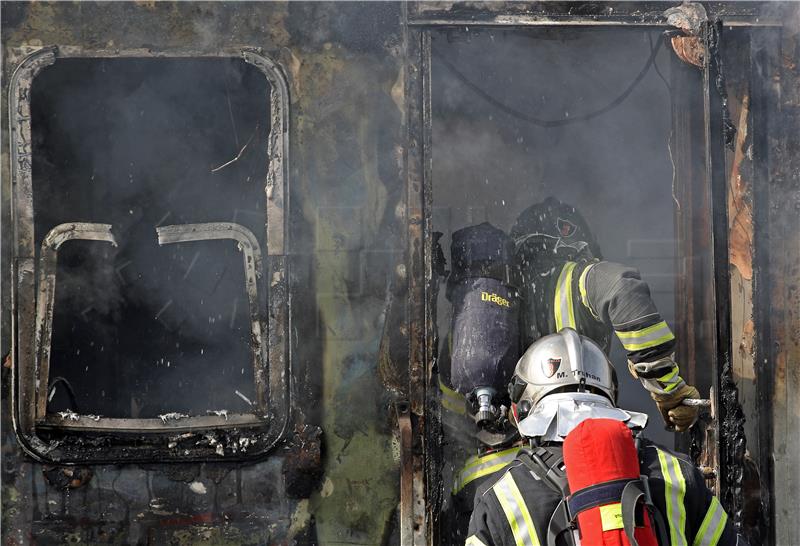 Zapalio se vagon na Glavnom kolodvoru u Zagrebu