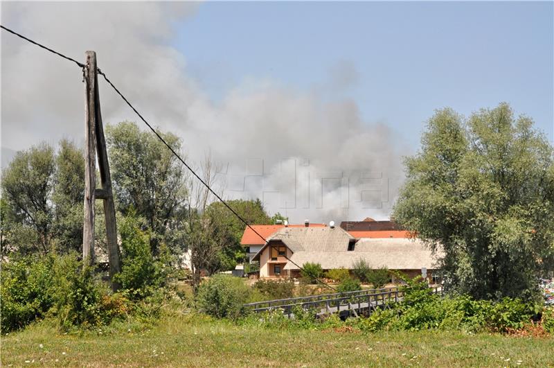 Stotinjak tisuća kuna štete od požara u Kapeli Podravskoj