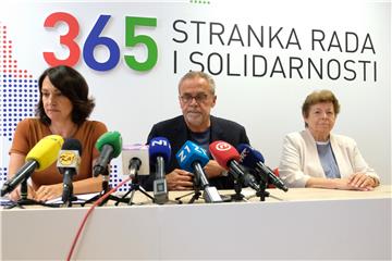 Konferencija za medije Stranke rada i solidarnosti