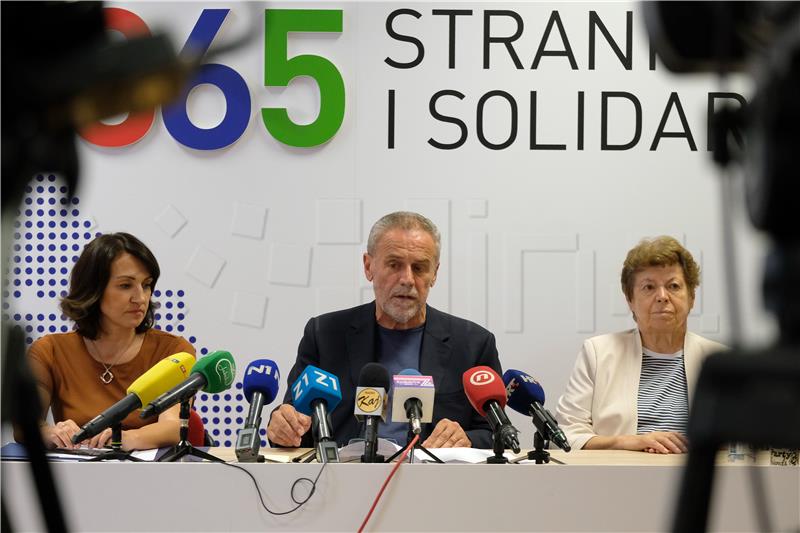 Konferencija za medije Stranke rada i solidarnosti