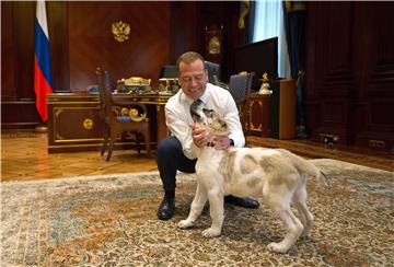 RUSSIA TURKMENISTAN MEDVEDEV PUPPY DIPLOMACY