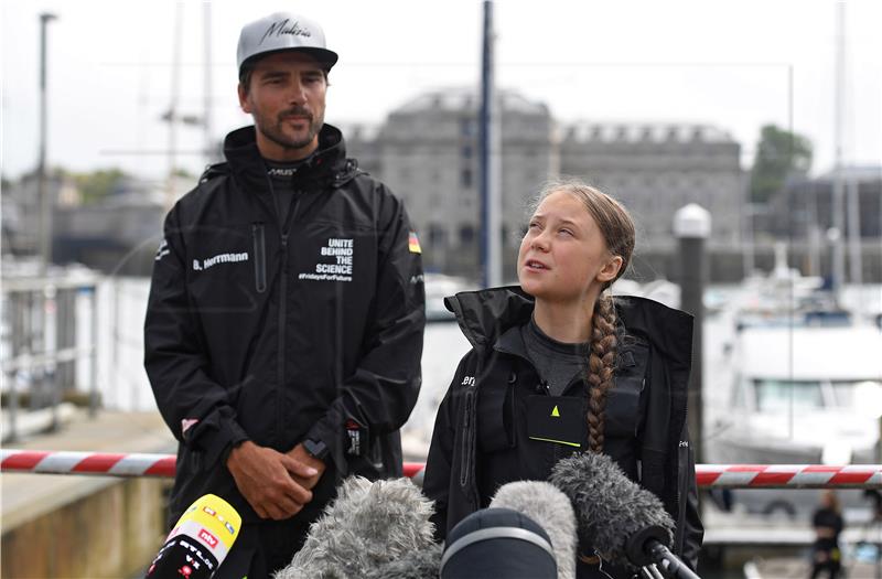 BRITAIN SWEDEN CLIMATE CHANGE GRETA THUNBERG