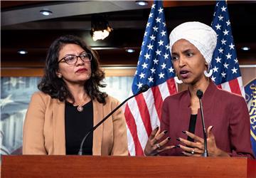 (FILE) USA ISRAEL TLAIB OMAR