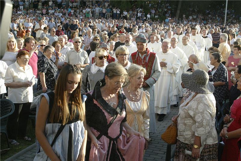 Hodočasnička misa povodom blagdana Velike Gospe na Trsatu