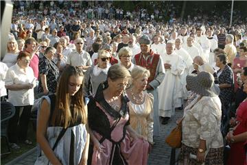 Hodočasnička misa povodom blagdana Velike Gospe na Trsatu