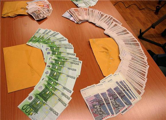 555 fake banknotes detected in Croatia in H1 2019, half of them foreign currencies