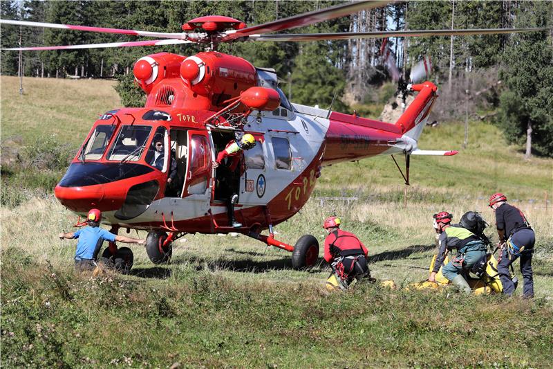 POLAND TATRA MOUNTAINS RESCUE OPERATION