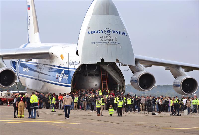 Na zagrebačku Zračnu luku Antonov 124 dopremio motor iz nuklearne elektrane Smolensk