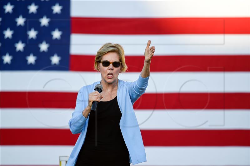 USA ELECTIONS WARREN TOWN HALL