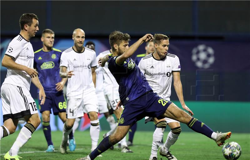 Prva utakmica doigravanja Lige prvaka, Dinamo - Rosenborg