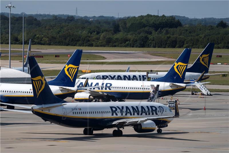 BRITAIN TRANSPORT RYANAIR PILOTS STRIKE