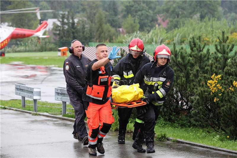 POLAND TATRA MOUNTAINS RESCUE OPERATION