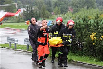 POLAND TATRA MOUNTAINS RESCUE OPERATION