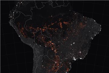 SPACE BRAZIL FIRES AMAZON RAINFOREST