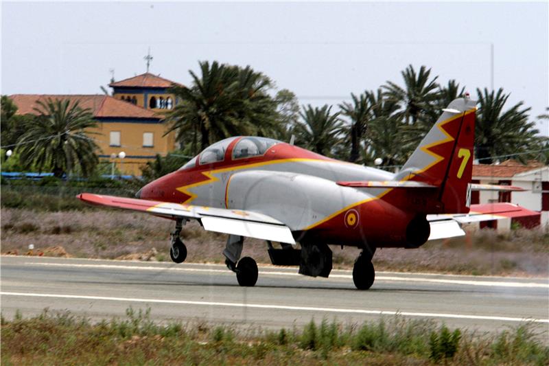 (FILE) SPAIN AIR FORCE JET CRASH