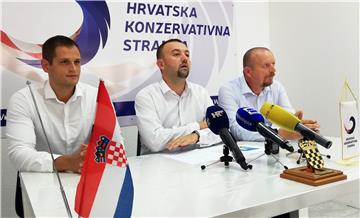 Konferencija za medije predsjednika Hrvatske konzervativne stranke