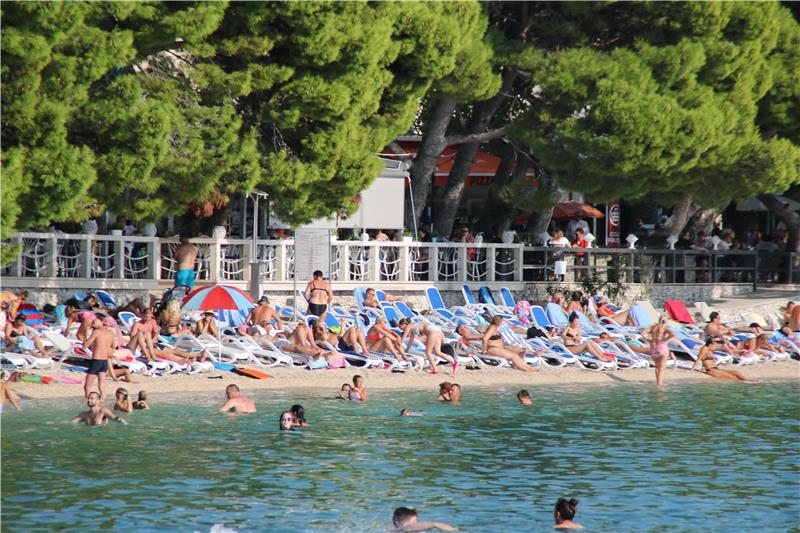 Makarske plaže krajem kolovoza