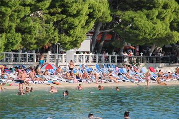 Makarske plaže krajem kolovoza