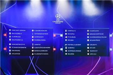 MONACO SOCCER UEFA CHAMPIONS LEAGUE DRAW