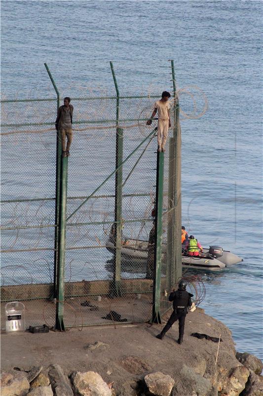 SPAIN MOROCCO CEUTA MIGRANTS